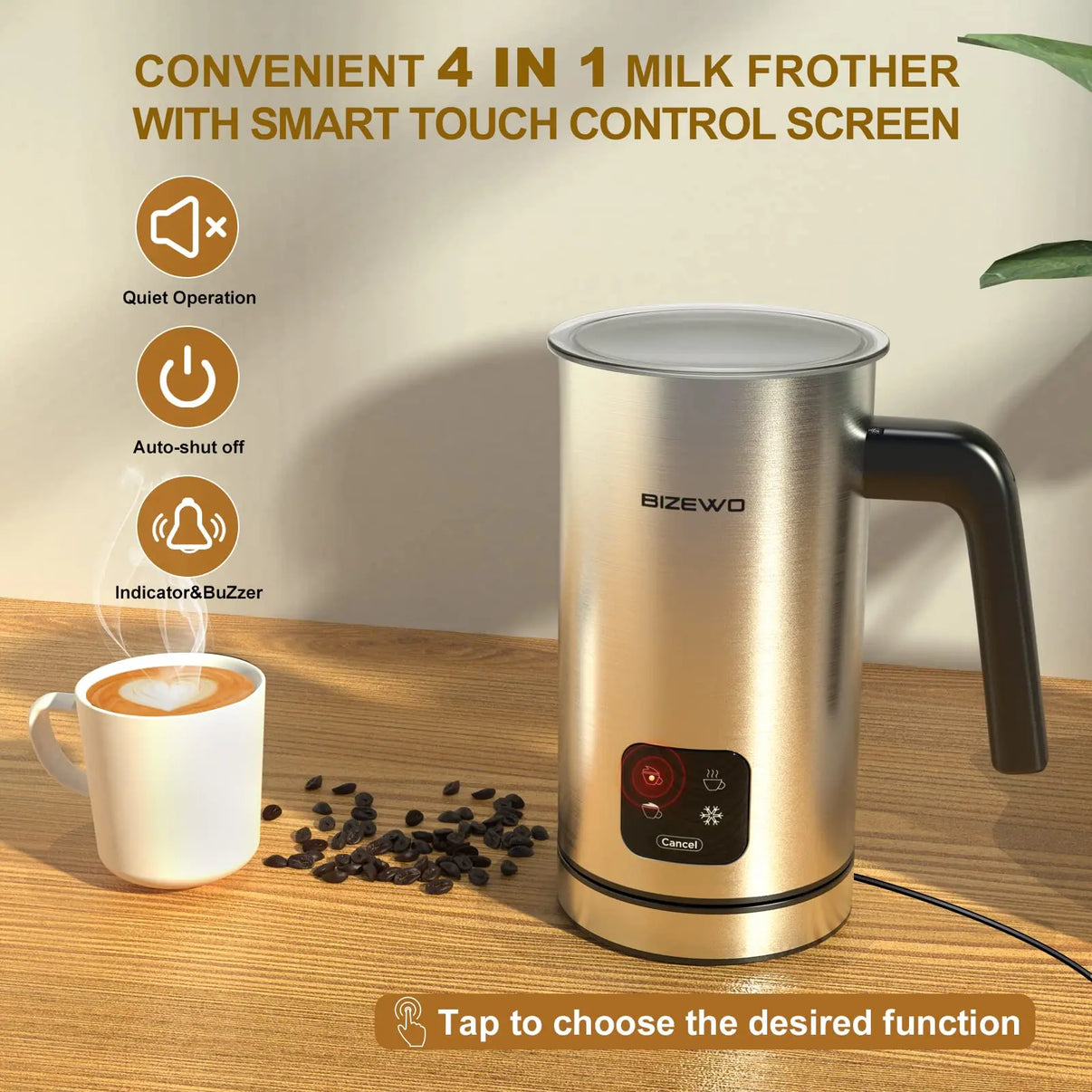 BIZEWO Milk Frother | F1 – Bizewo