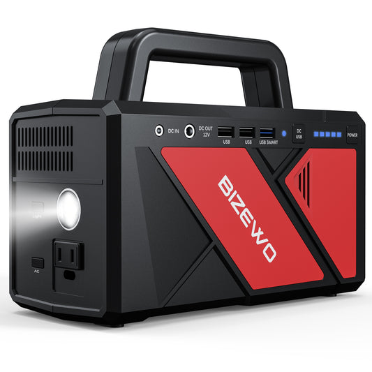 Portable Power Station, Outdoor Generator 67560mAh Native 250Wh Solar generator, Power Bank for Home, Backup Lithium Battery, BIZEWO Rechargeable Battery Backup Pack
